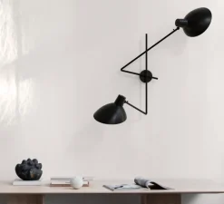 Applique*Astep Applique murale, VV Cinquanta Twin, , L113cm, H53,8cm - noir