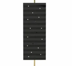 Applique murale, Wallie, Noir, Laiton, L26cm, H80cm - Tato Italia