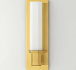Applique*Hudson Valley Lighting Applique murale, Walton, ,L11,4cm, H38cm - Hudson Valley laiton ancien