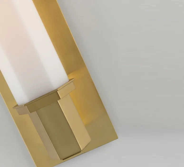 Applique*Hudson Valley Lighting Applique murale, Walton, ,L11,4cm, H38cm - Hudson Valley laiton ancien