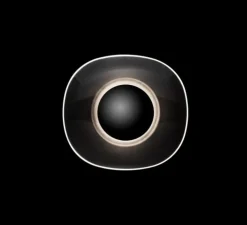 Applique murale, Yolk, transparent, opalin, H27cm - Oluce