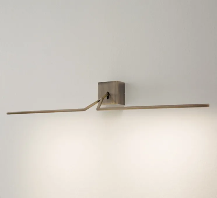 Applique murale, Ypsilon, bronze, LED, 3000K, 880 lm, L90cm - Icone