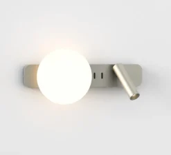 Applique*Astro Applique murale, Zeppo Reader, , L15cm, H34cm - nickel mat