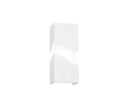 Applique murale,Vertbois, prêt à peindre, Lilia, blanc, L12cm, H28cm - Nedgis