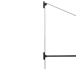 Applique, orientable, Swan, noir mat, LED, 2700K, 839lm, L10cm, H165cm - Nemo Lighting
