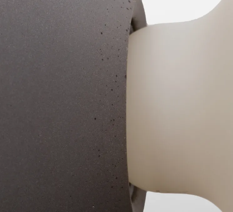 Applique ou plafonnier, Ada, Gris foncé, Ø17,5cm, H7,5cm - Plato Design