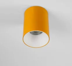 Plafonnier & Spot*Zangra Applique ou plafonnier, Annabelle, , Ø9cm, H11cm - jaune