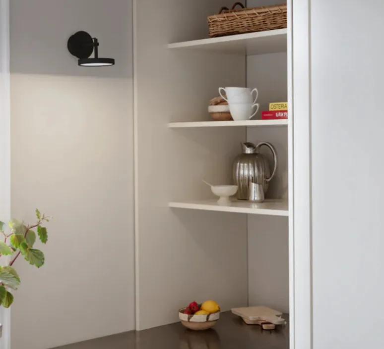 Applique|Plafonnier & Spot*Umage Applique ou plafonnier, Asteria spot, , LED, dim, 3000K, 500 lm, Ø12cm, H14,1cm - noir