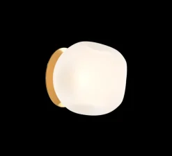 Applique|Plafonnier & Spot*Nordic Tales Applique ou plafonnier, Barocco, , Ø20cm, H21cm - blanc et laiton