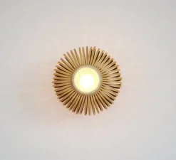 Plafonnier & Spot|Applique*Forestier Applique ou plafonnier, Bamboo Light XS, , Ø27cm, H22cm - noir