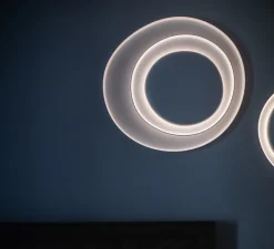 Plafonnier & Spot|Applique*Foscarini Applique ou plafonnier, Bahia, , LED, 2850K, 4850lm, L70cm, H76cm - variable, blanc