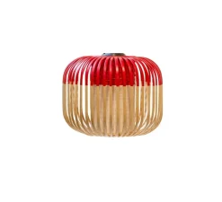 Plafonnier & Spot|Applique*Forestier Applique ou plafonnier, Bamboo Light XS, , Ø27cm, H20cm - rouge