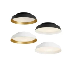 Applique|Plafonnier & Spot*Carpyen Applique ou Plafonnier, Boop!, , LED, 2700K, 2300lm, Ø37cm, H10cm - blanc, or