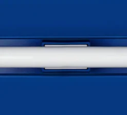 Applique ou plafonnier, Brad, bleu, L50cm, H5cm - Zangra