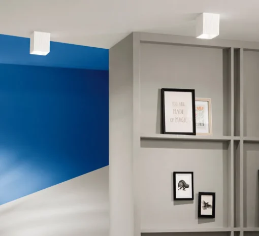 Plafonnier & Spot|Applique*Nedgis Applique ou plafonnier, Catherine Q1, , L13cm, H11cm - blanc