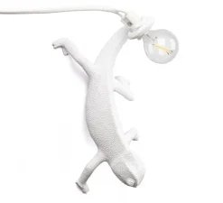 Enfants|Plafonnier & Spot*Seletti Applique ou plafonnier caméléon, Chameleon Lamp Going Down, , L21cm, H10cm - blanc