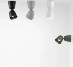 Plafonnier & Spot|Applique*Zero Applique ou plafonnier, Convex, , LED, 4000K, 1250 lm, Ø12,4cm, H25,4cm - gris