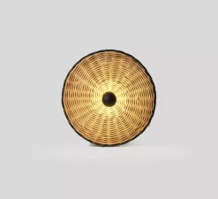 Plafonnier & Spot|Applique*Faro Applique ou plafonnier, Costas 400 H140, , Ø40cm, P14cm - noir mat