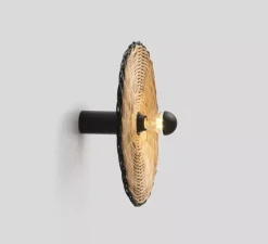 Plafonnier & Spot|Applique*Faro Applique ou plafonnier, Costas 400 H140, , Ø40cm, P14cm - noir mat