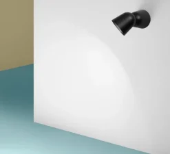 Plafonnier & Spot|Applique*Zero Applique ou plafonnier, Convex, , LED, 4000K, 1250 lm, Ø12,4cm, H25,4cm - noir