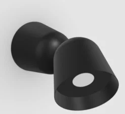 Plafonnier & Spot|Applique*Zero Applique ou plafonnier, Convex, , LED, 4000K, 1250 lm, Ø12,4cm, H25,4cm - noir