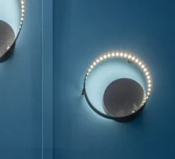 Applique|Plafonnier & Spot*Le Deun Applique ou plafonnier, Curve 30, , LED, dim, 2700K, 528 lm, Ø32cm, P8cm - noir