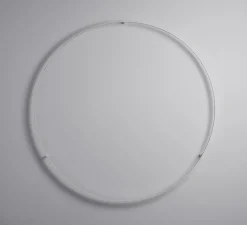 Applique|Plafonnier & Spot*Le Deun Applique ou plafonnier, Curve 120, avec alimentation déportée, , LED, dim, 2700K, 2112 lm, Ø123cm, H8cm - blanc
