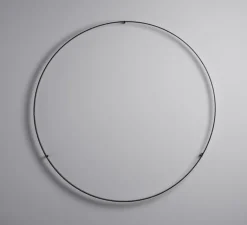 Applique|Plafonnier & Spot*Le Deun Applique ou plafonnier, Curve 120, avec alimentation déportée, , LED, dim, 2700K, 2112 lm, Ø123cm, H8cm - noir