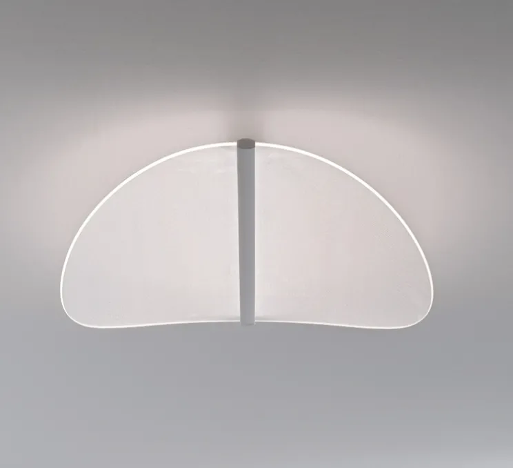 Applique ou plafonnier, Diphy, transparent, LED, dim, 3000K, 4370 lm, L75,6cm, H52cm - Stilnovo