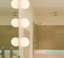 Plafonnier & Spot|Applique*Artemide Applique ou plafonnier, Dioscuri, , IP44, E14, Ø14cm - blanc