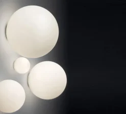 Plafonnier & Spot|Applique*Artemide Applique ou plafonnier, Dioscuri, , Ø25cm, IP65 - blanc