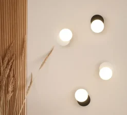 Plafonnier & Spot|Applique*Tunto Applique ou plafonnier, Dot 01, , LED, 2700K, 200 lm, Ø11cm, P3,3cm - noir