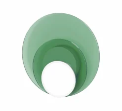 Applique ou plafonnier, Dot 06, vert, LED, 2700K, 200 lm, Ø25cm, P3,3cm - Tunto