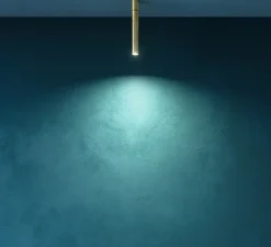 Applique*Axolight Applique ou plafonnier, Ego, , LED, 3000K, 1220lm, Ø3cm, H23,9cm - laiton