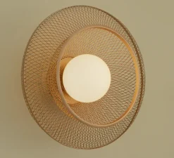 Plafonnier & Spot|Applique*Umage Applique ou plafonnier, Faraday medium, , Ø45,3cm - laiton