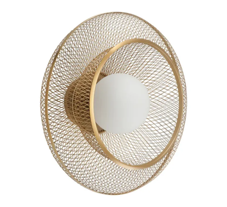 Plafonnier & Spot|Applique*Umage Applique ou plafonnier, Faraday medium, , Ø45,3cm - laiton