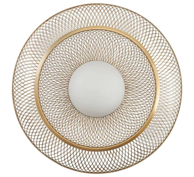 Plafonnier & Spot|Applique*Umage Applique ou plafonnier, Faraday medium, , Ø45,3cm - laiton