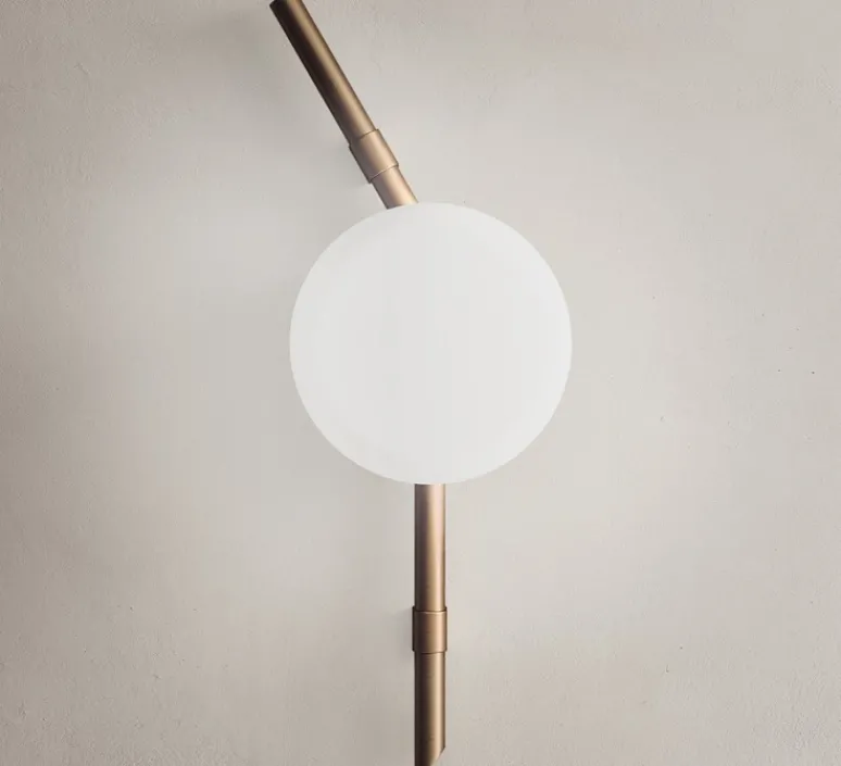 Applique|Plafonnier & Spot*KDLN Applique ou plafonnier, Floed, , L30cm, H77cm - bronze