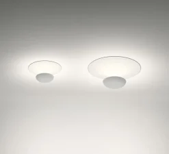 Applique ou plafonnier, Funnel 2004, blanc, LED, 2700K, 420lm, Ø22cm, H9cm - Vibia