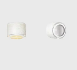 Applique|Plafonnier & Spot*Sammode Applique ou Plafonnier, G13 Small , dimmable, , Ø17cm, H15cm - blanc