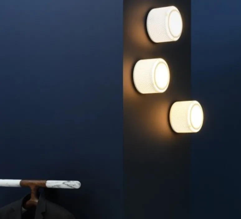 Applique|Plafonnier & Spot*Sammode Applique ou plafonnier, G13 Medium , dimmable, , Ø25cm, H15cm - blanc