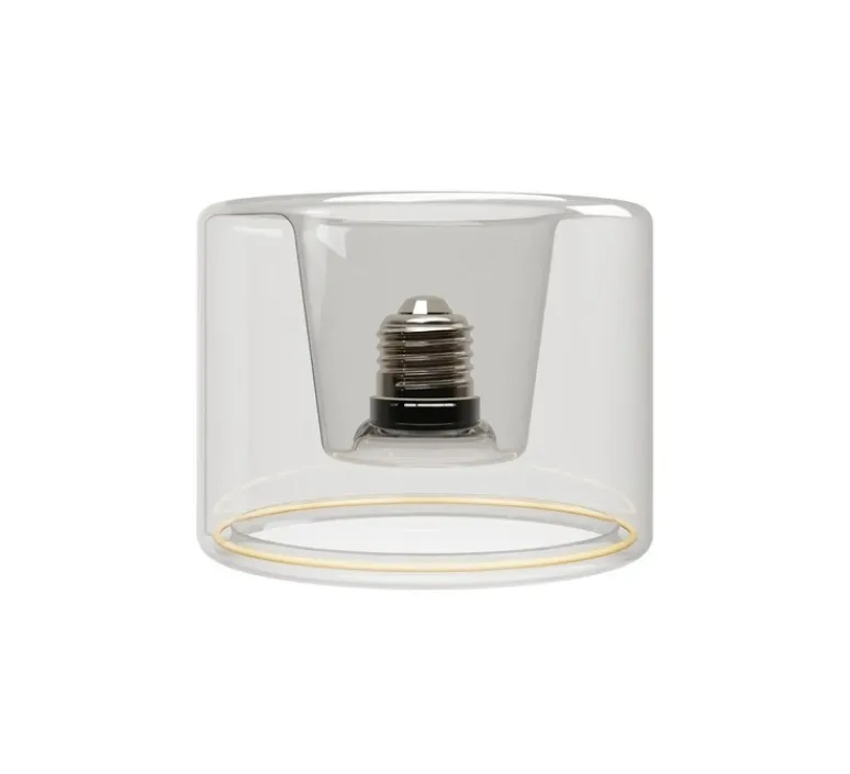 Plafonnier & Spot|Applique*Creative Cables Applique ou plafonnier, Ghost , , IP44, L12cm, H9cm- blanc et transparent