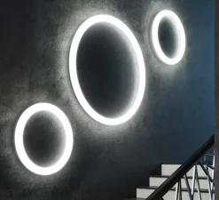 Plafonnier & Spot*Slide Applique ou plafonnier, Giotto, , LED, dim, 3000K, 2500lm, Ø110cm, H7cm - blanc