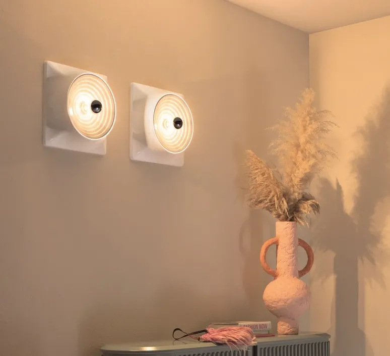 Plafonnier & Spot|Applique*Stilnovo Applique ou Plafonnier, Goletta, , L29,2cm, H14,6cm - blanc