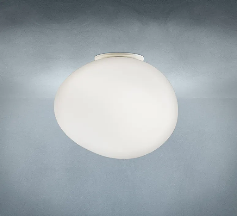 Plafonnier & Spot*Foscarini Applique ou plafonnier, Gregg Media, , L31cm, H27cm - blanc et blanc