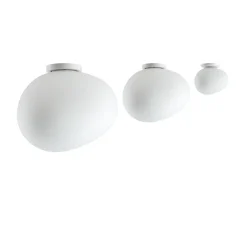 Plafonnier & Spot*Foscarini Applique ou plafonnier, Gregg Media, , L31cm, H27cm - blanc et blanc
