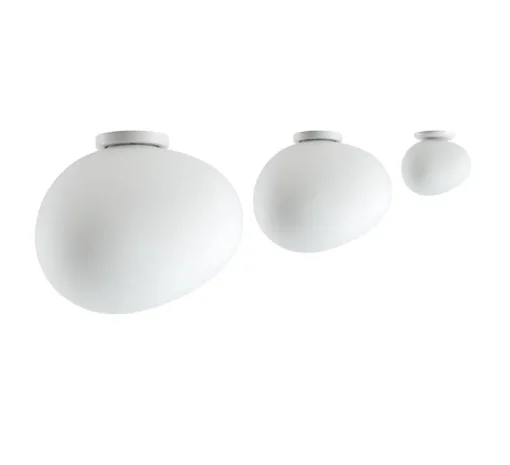 Plafonnier & Spot*Foscarini Applique ou plafonnier, Gregg Media, , L31cm, H27cm - blanc et blanc