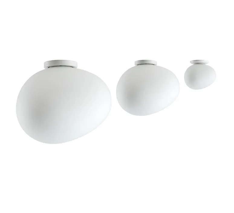 Plafonnier & Spot*Foscarini Applique ou plafonnier, Gregg Media, , L31cm, H27cm - blanc et blanc