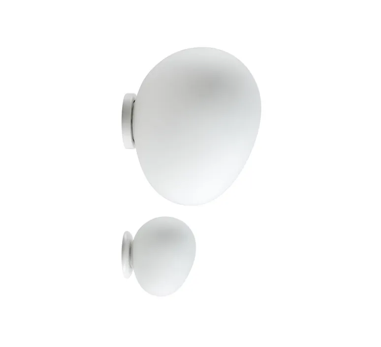 Plafonnier & Spot*Foscarini Applique ou plafonnier, Gregg Media, , L31cm, H27cm - blanc et blanc