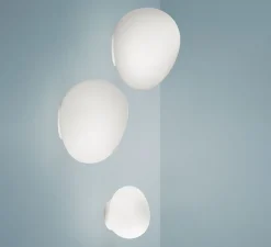 Plafonnier & Spot|Applique*Foscarini Applique ou plafonnier, Gregg Piccola, , IP40, L13cm, H12cm - classe II, blanc